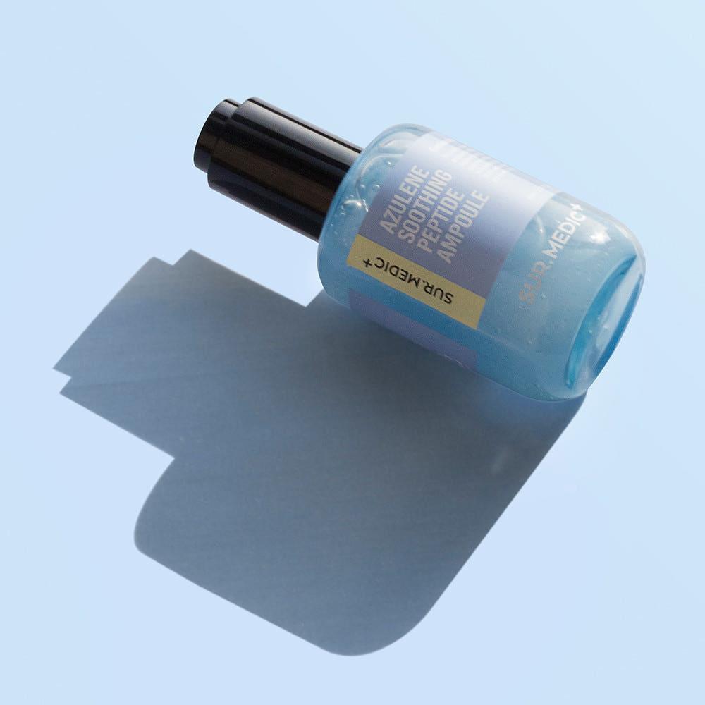 [네오젠] 써메딕+ 아줄렌 수딩 펩타이드 앰플 80ml (민감성피부추천 진정세럼 주름개선 캡슐세럼)
