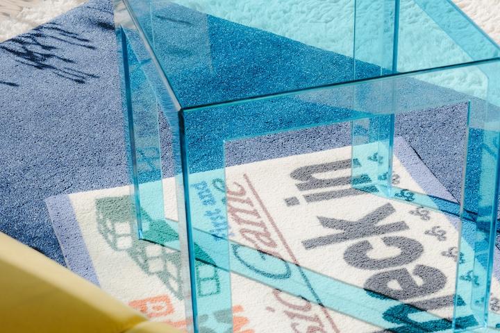 아크릴 투명 미니 협탁 의자 사이드 테이블 4colors (리뷰이벤트)