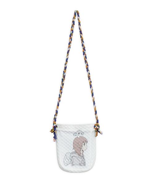 HUGYOURSKIN X JUBA 프린트 미니백 (화이트)