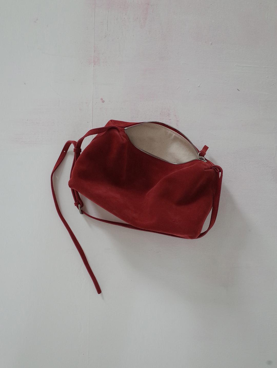 [2nd] Aro suede bag (small ver.) - red (4주소요)