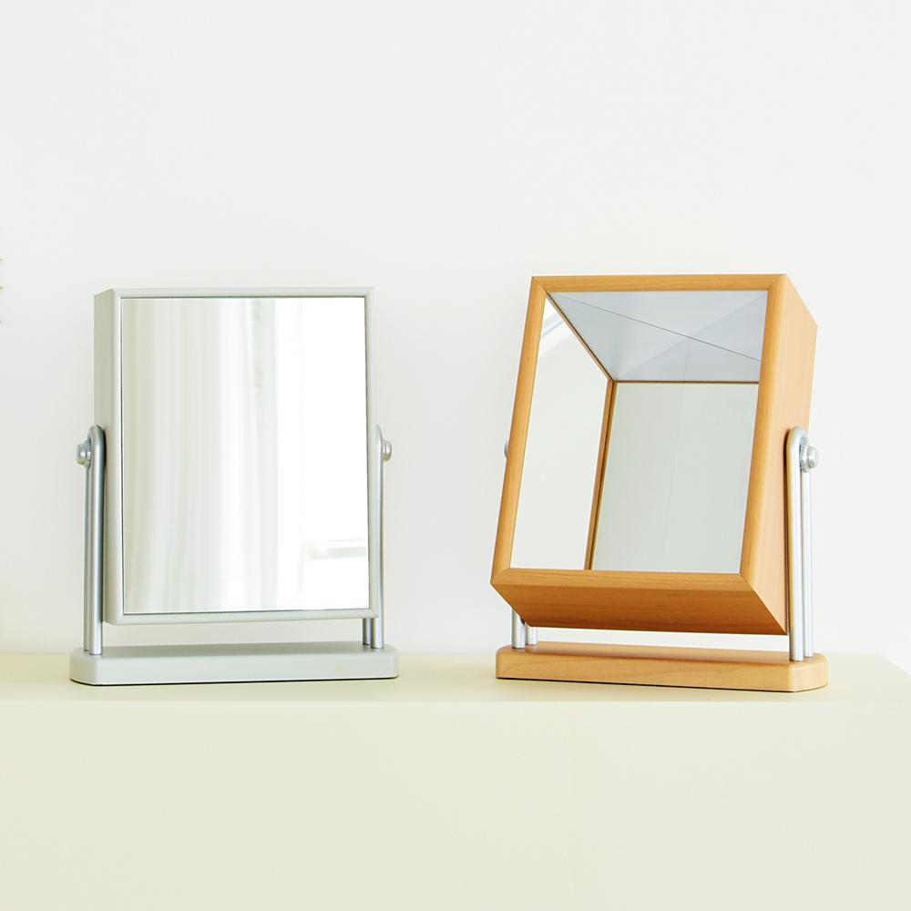 우드로하우스 남이보는내얼굴 무반전 좌우반전 탁상 화장거울 HMS-9900