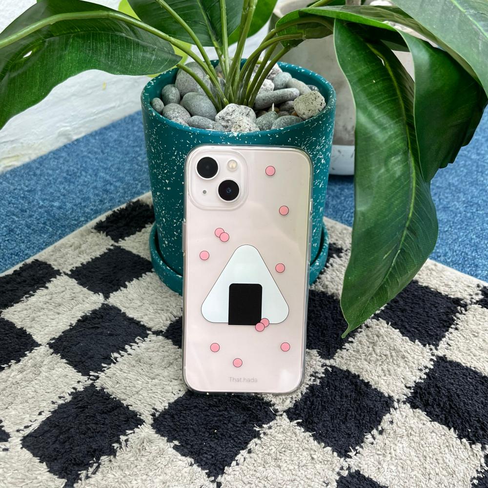 우메보시 폰케이스 ⎪ 투명 젤리 핸드폰 케이스