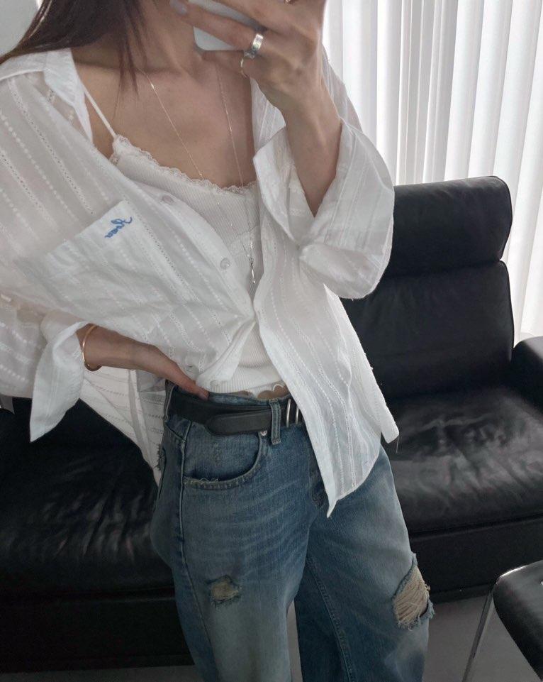 Cheering Embroidered Shirt