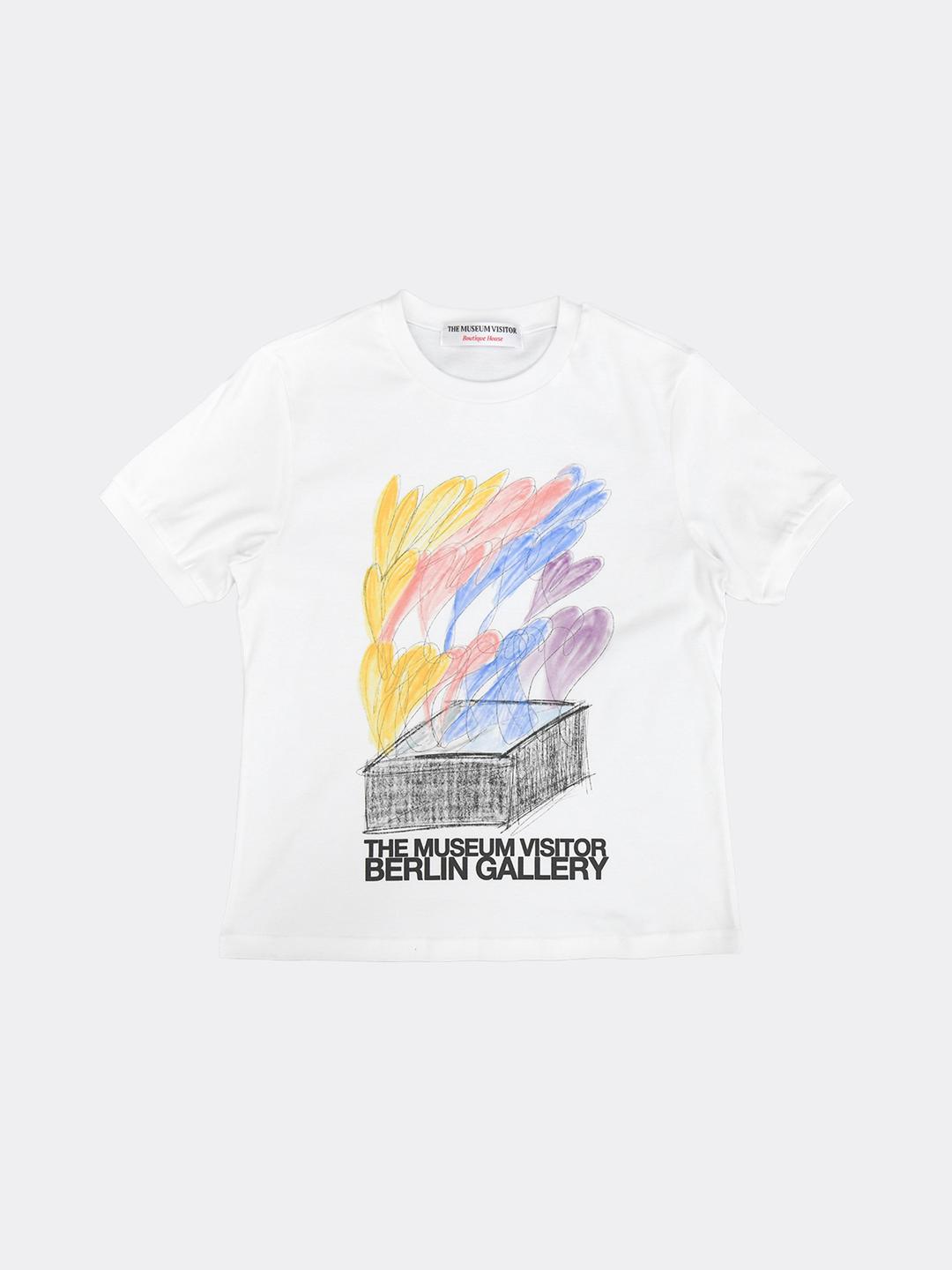 더뮤지엄비지터 BERLIN GALLERY T-SHIRTS-WHITE