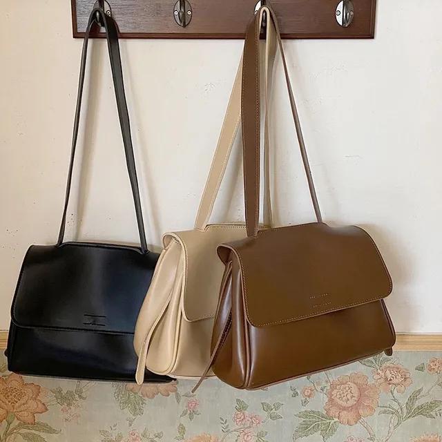 0208 고급 가죽 숄더백