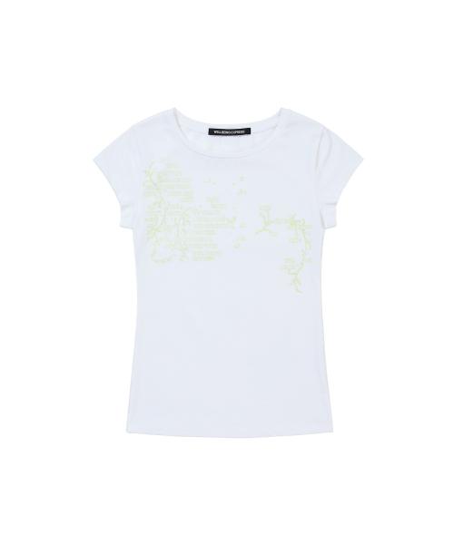 Message Vine Half Sleeve White