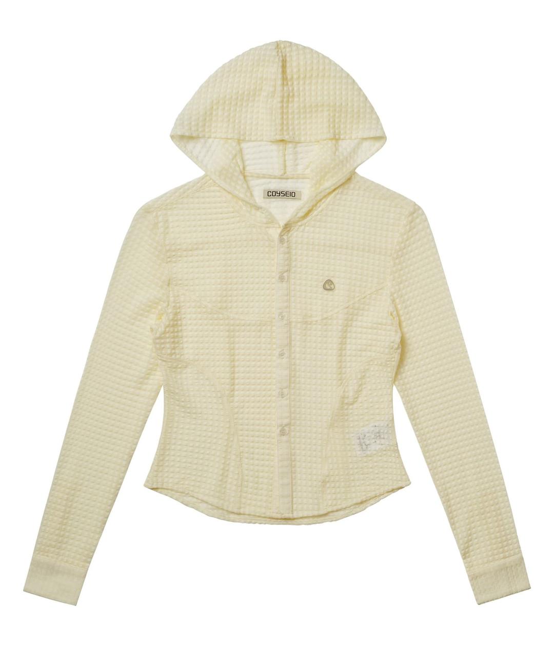 ROUND HOODIE SHIRTS IVORY