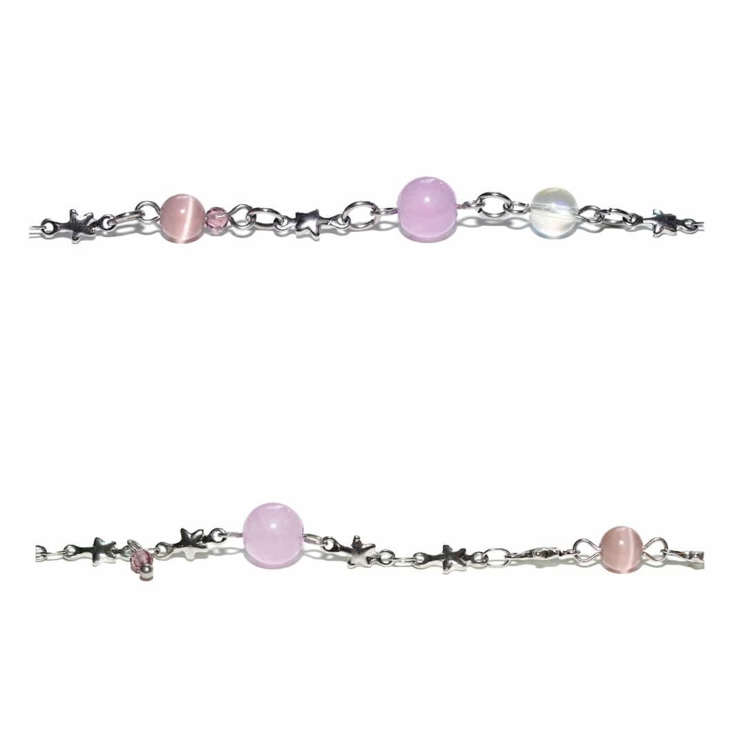 colorful planet. FEBRUARY purple planet [bracelet, necklace, ring]