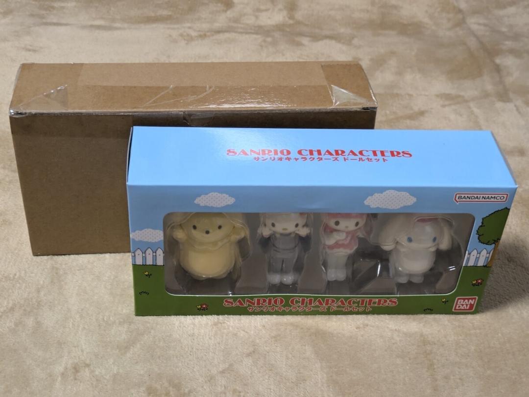 サンリオキャラクターズ ドールセット フロッキー　マスコット ポムポムプリン ハローキティ マイメロディ シナモロール