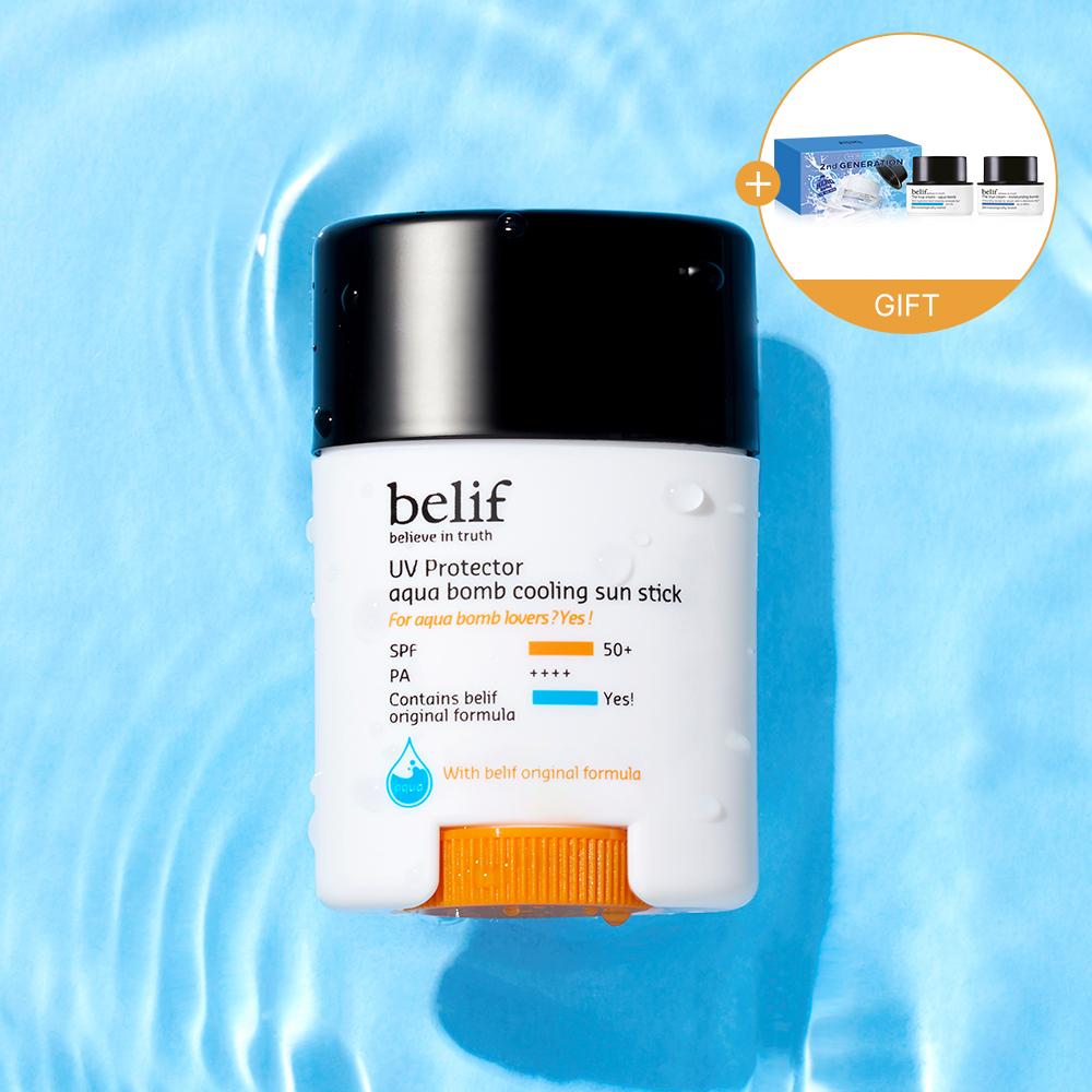 "수분 쿨링" UV 프로텍터 아쿠아밤 선 스틱