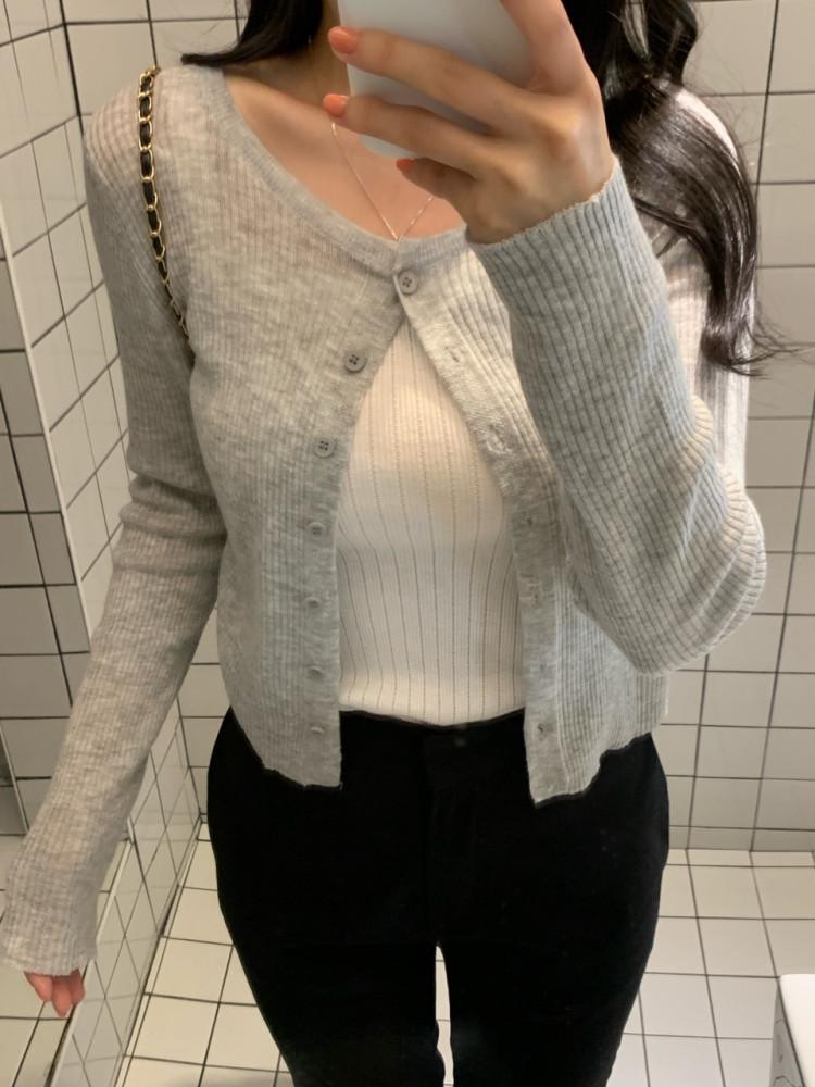 [르폰드 MADE/당일] 포그 가디건(one color)