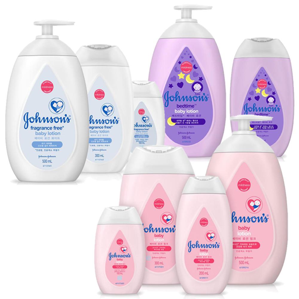 존슨즈베이비 로션 화이트 핑크 베드타임 100ml 200ml 300ml 500ml 선택