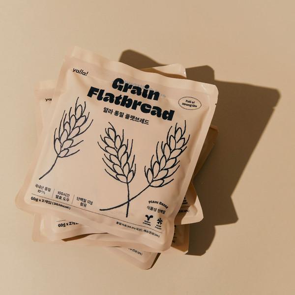 얄라 통밀 플랫브레드 4개 SET