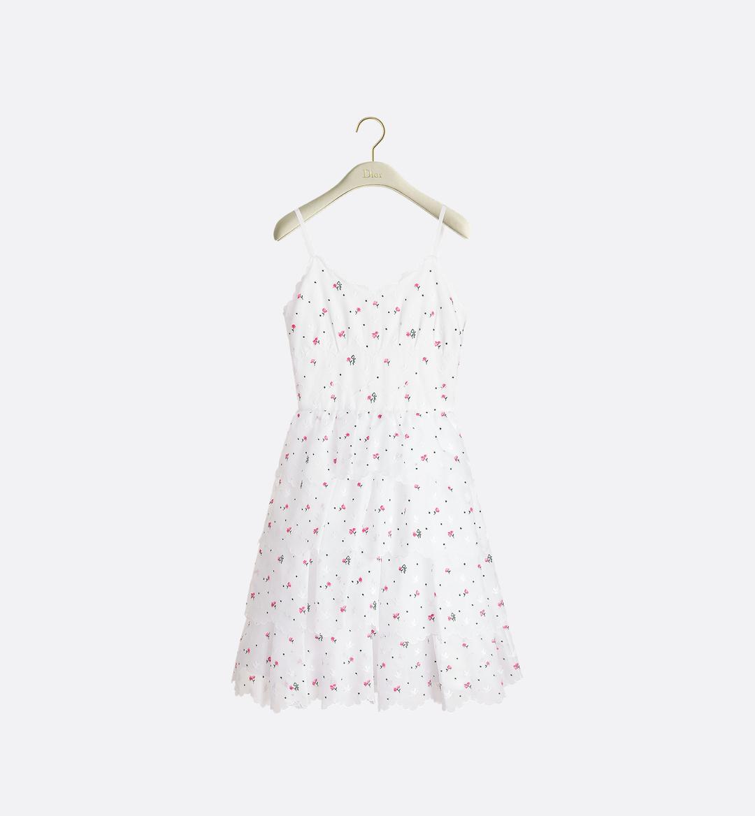 디올아무르 자수 플레어 드레스