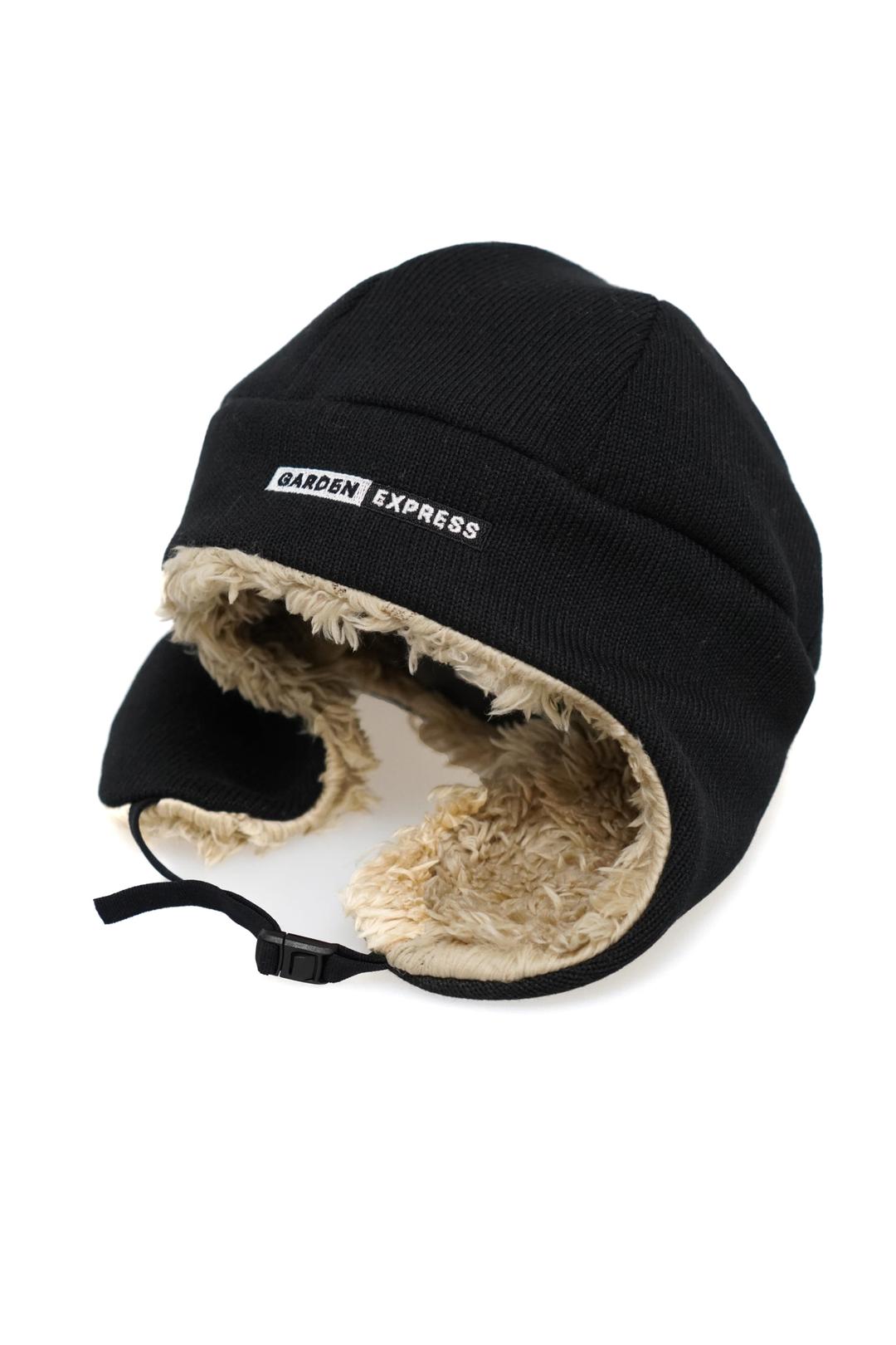 Soft-Fur Earmuff Beanie (black)