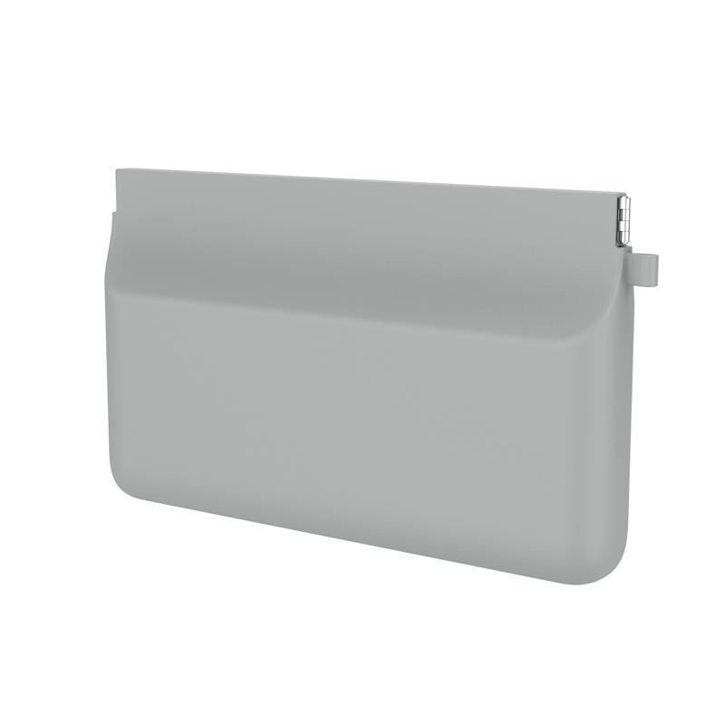 썸포유 화장품파우치 실리콘파우치 이너백 생리대 동전지갑 필통 안경 케이스, 그레이, L