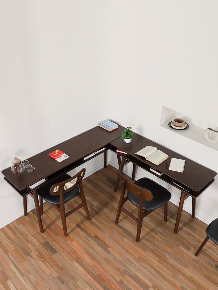 [주말반짝특가]라움에스알 베니스 엔틱 아일랜드 원목책상 원목테이블 1200