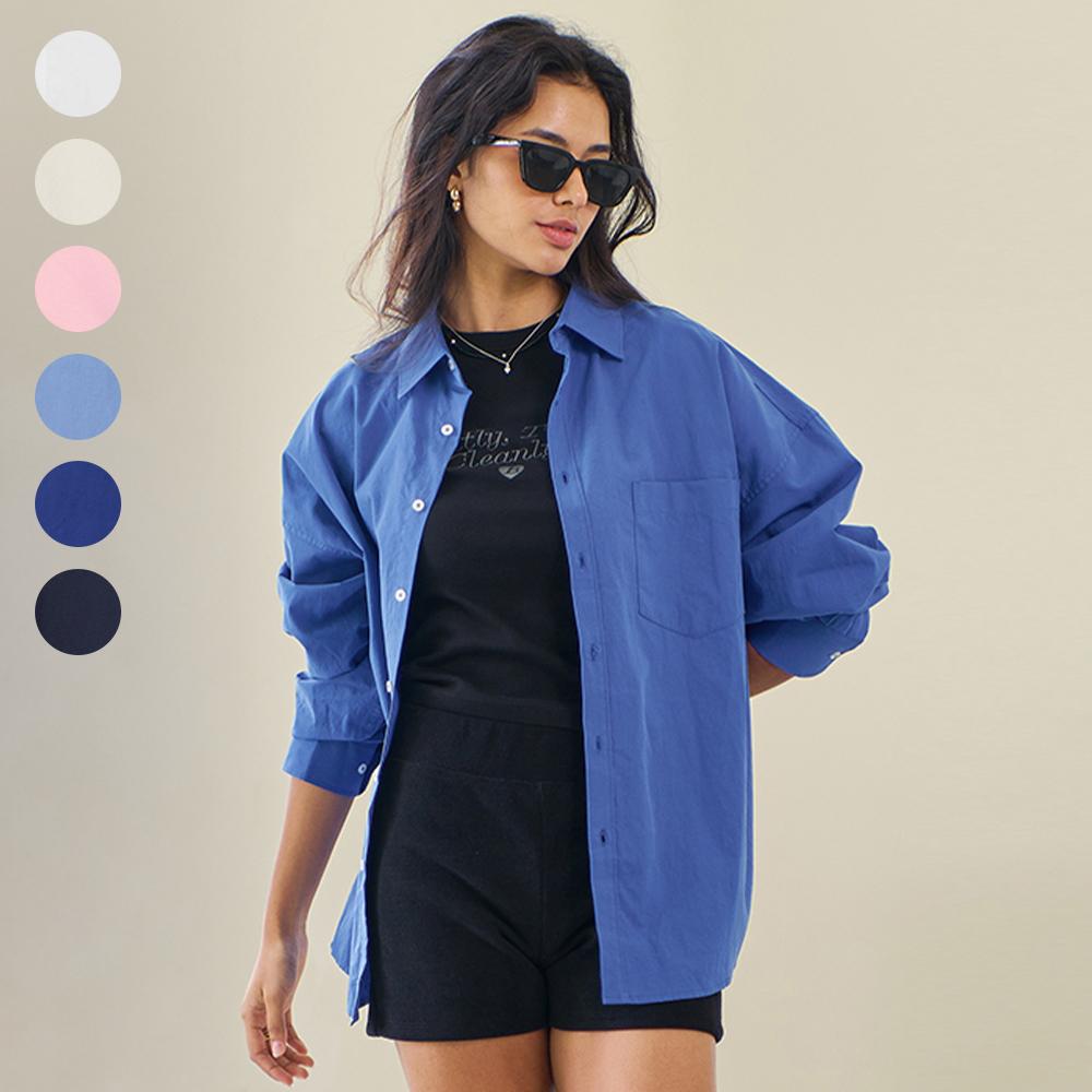 Natural Overfit Shirt-6 Colors