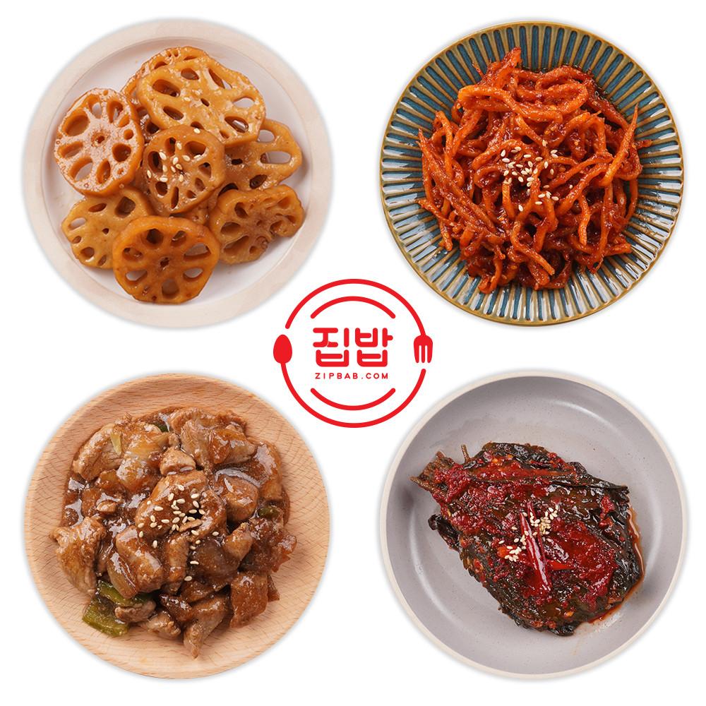 집밥마켓 맛있는 반찬 골라담기 연근조림 가정식반찬배달 새벽배송