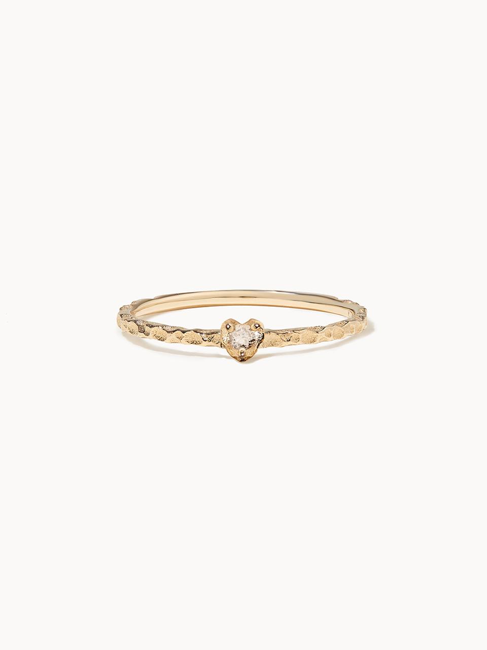 April Heart Diamond Ring