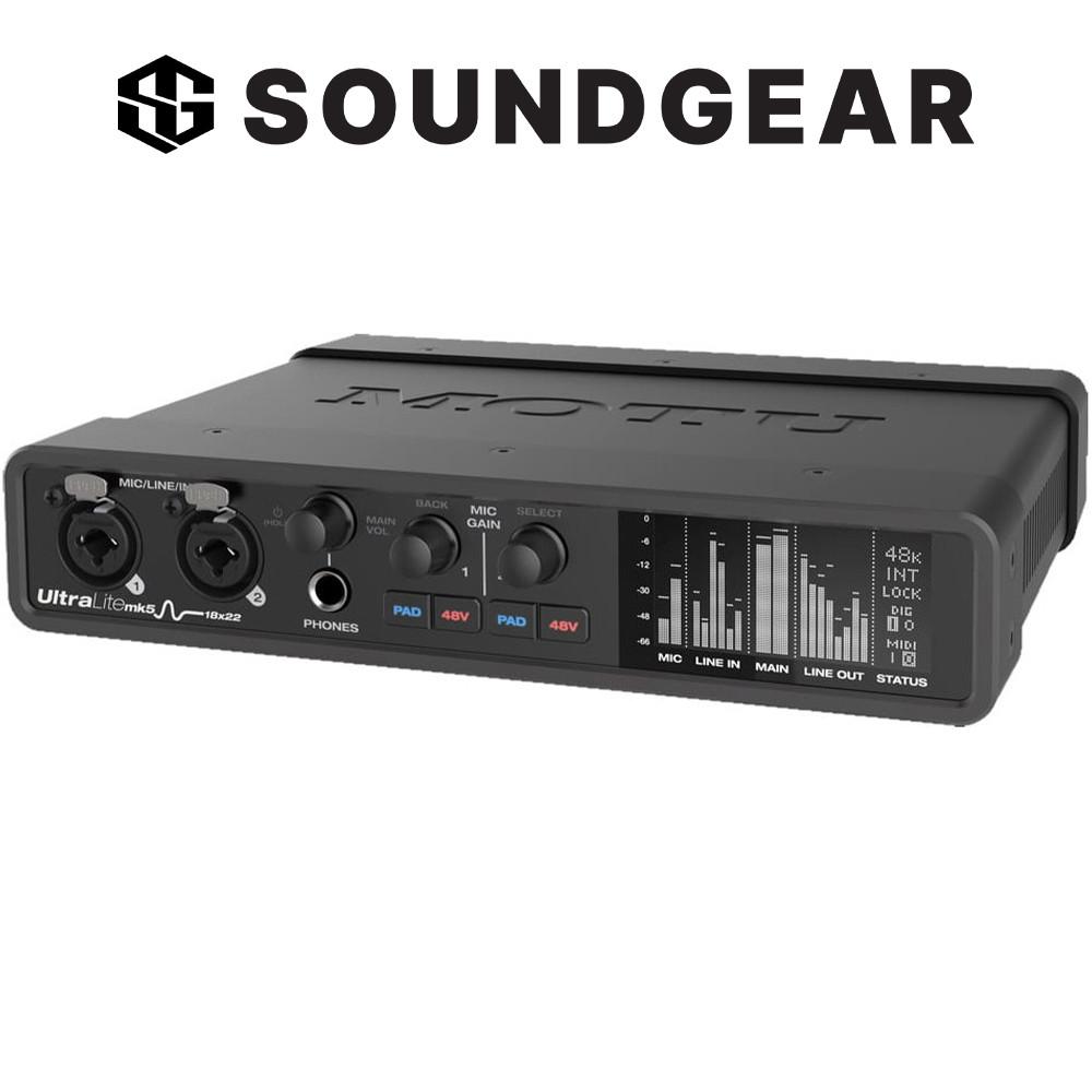 모투 울트라라이트 mk5 MOTU UltraLite mk5 USB-C 오디오 인터페이스 오인페