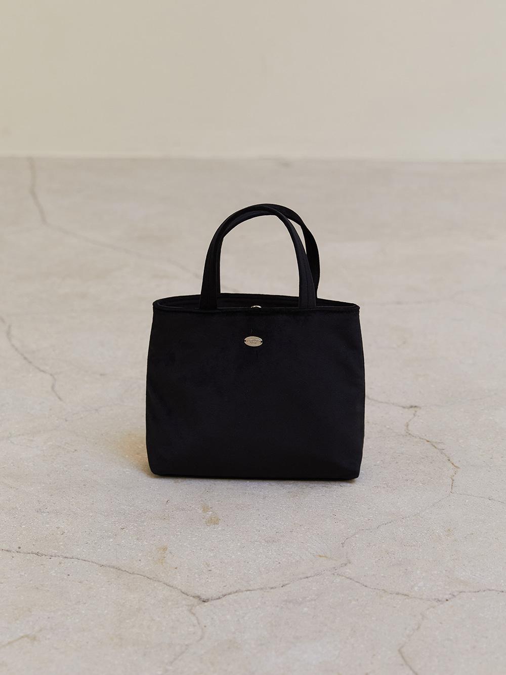 [release 10%] velvet toast bag - black