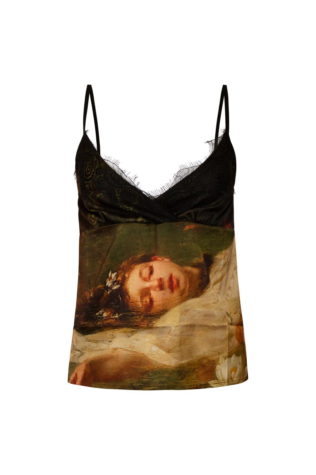 Ophelia Satin Top - S