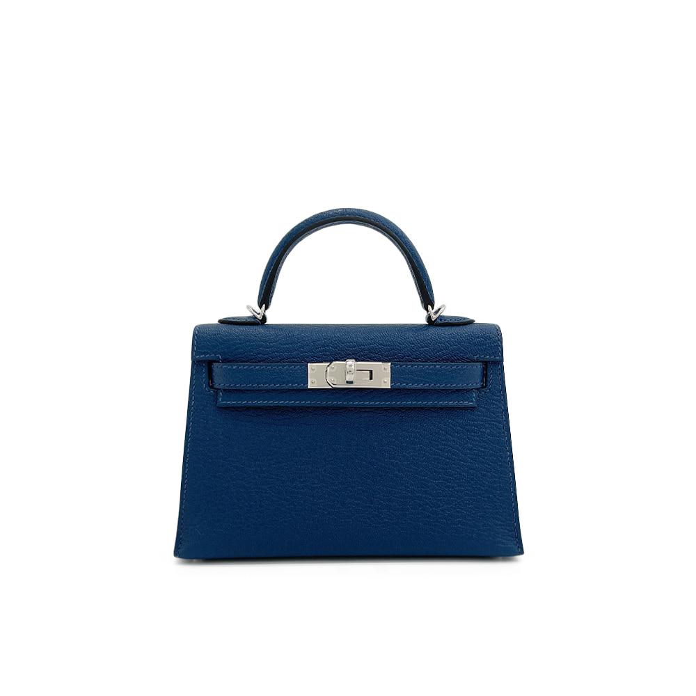 에르메스 미니켈리투 딥블루 은장 Z각인