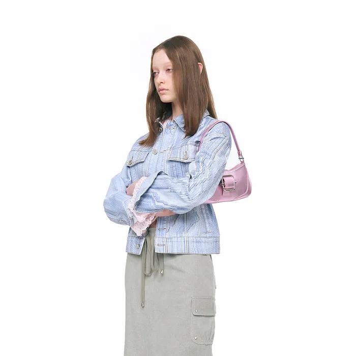 SHOULDER BROCLE_SMALL [METALLIC PINK]