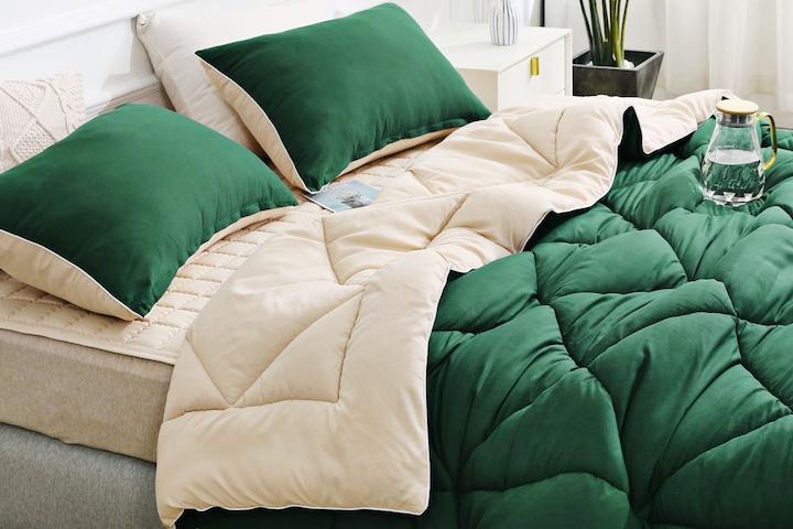 사계절 차렵이불 세트(이불+패드+베개커버) SS/Q 2color