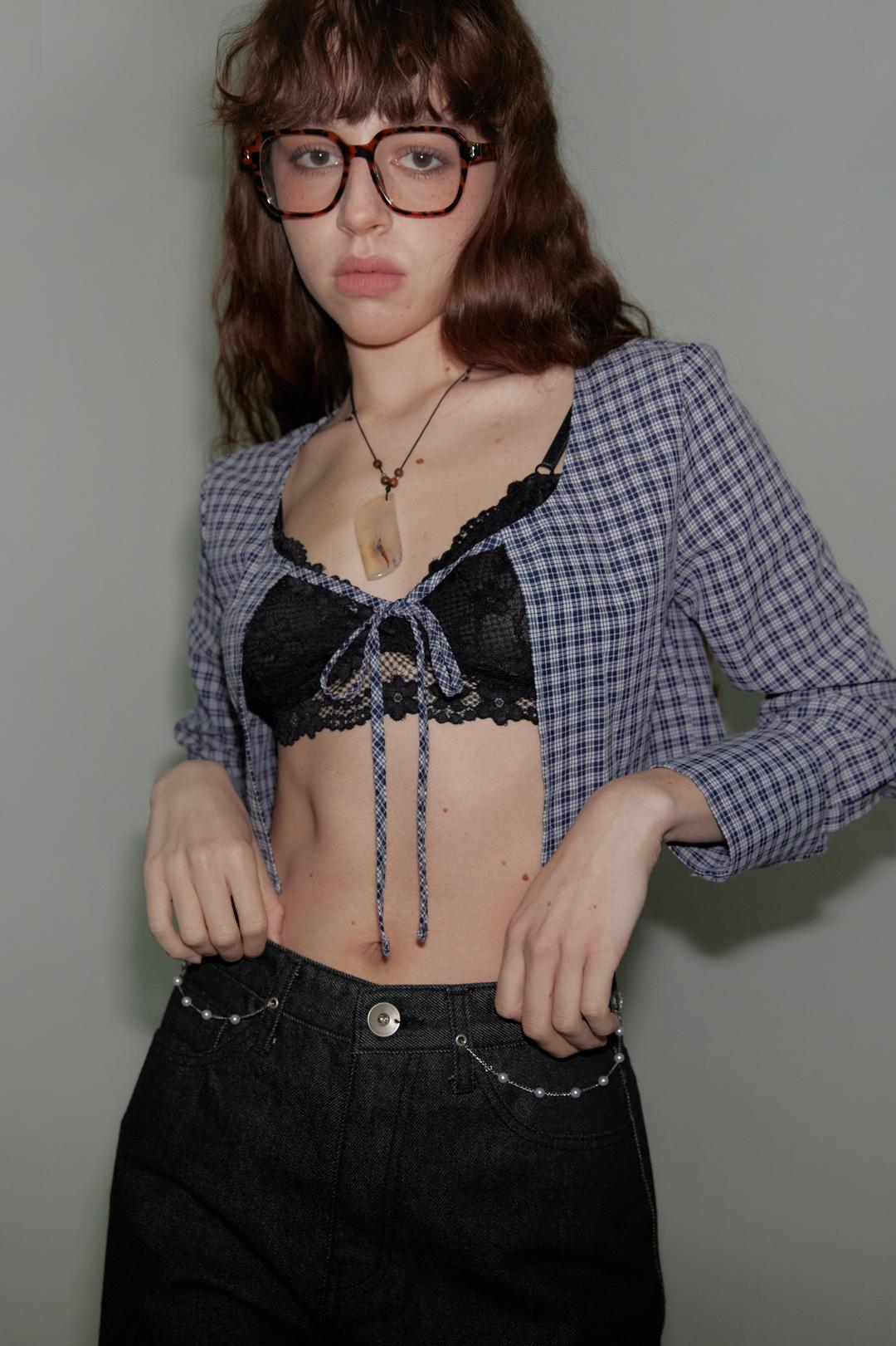 Check Bolero Shirts Navy