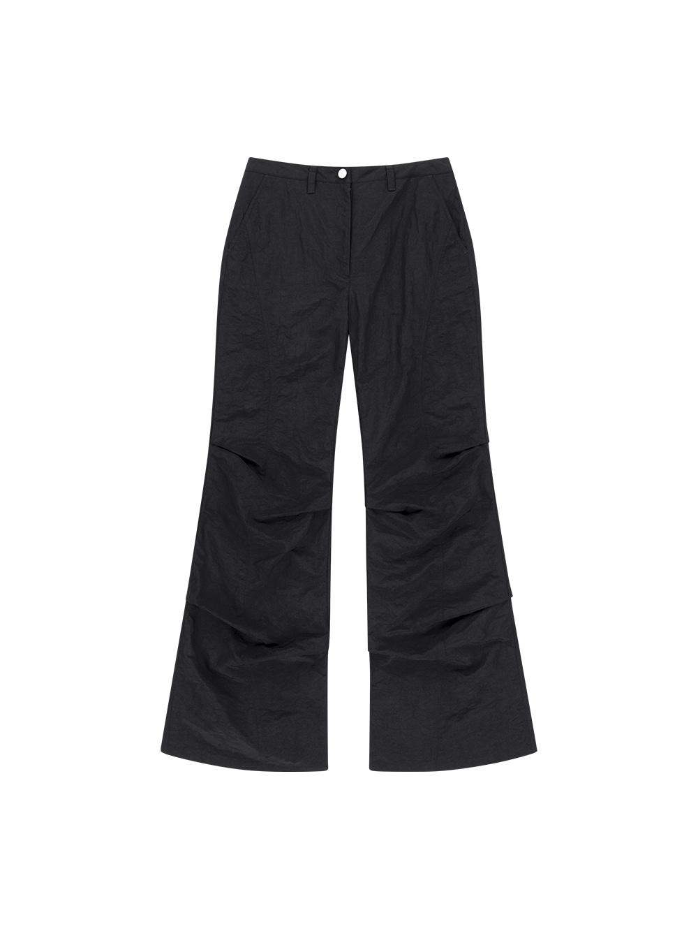 TUCKED BOOTSCUT PANTS [BLACK]