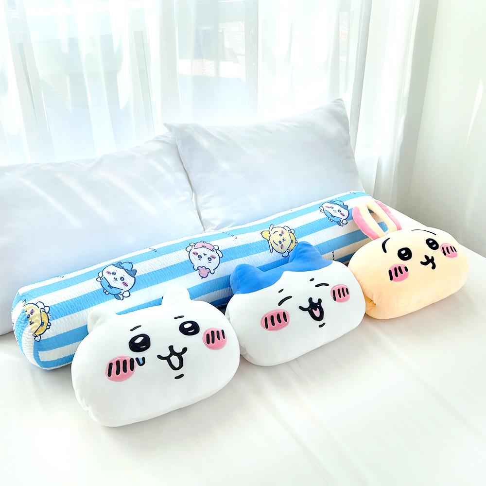 먼작귀 시어서커 롱쿠션 치이카와 시원한 스트라이프 여름침구 시어서커원단 부드러운 포근한 냉방병방지 여름필수템