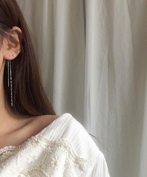 센트마린 (silver925) ruffle earring