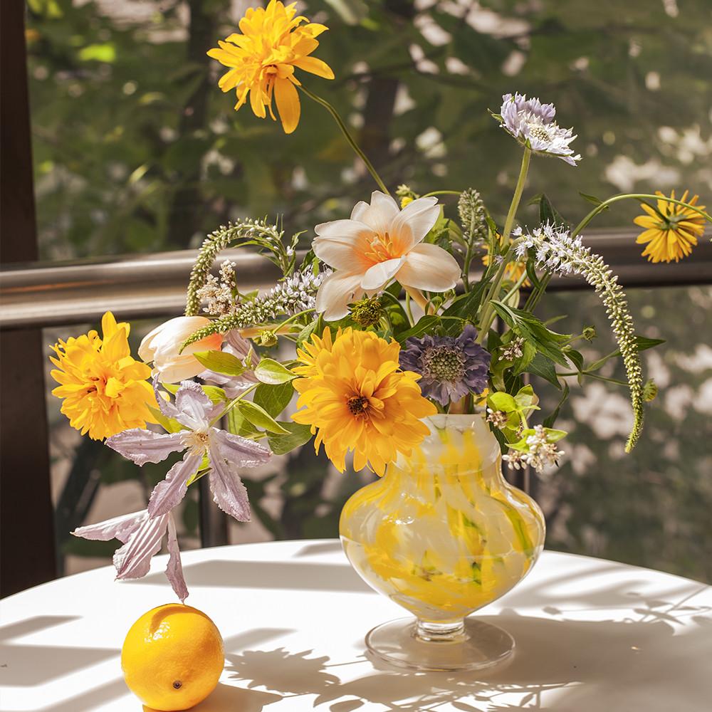 이케바나 꽃병 침봉 꽂이 이지 화병