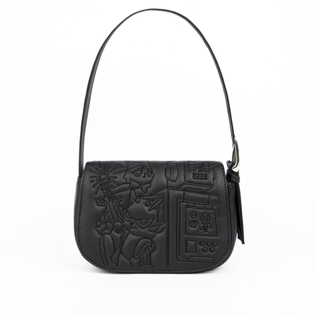 Cosmic Flap Bag - Black