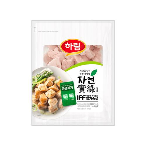 (신선) 자연실록 동물복지 한입 IFF 닭가슴살 1kg