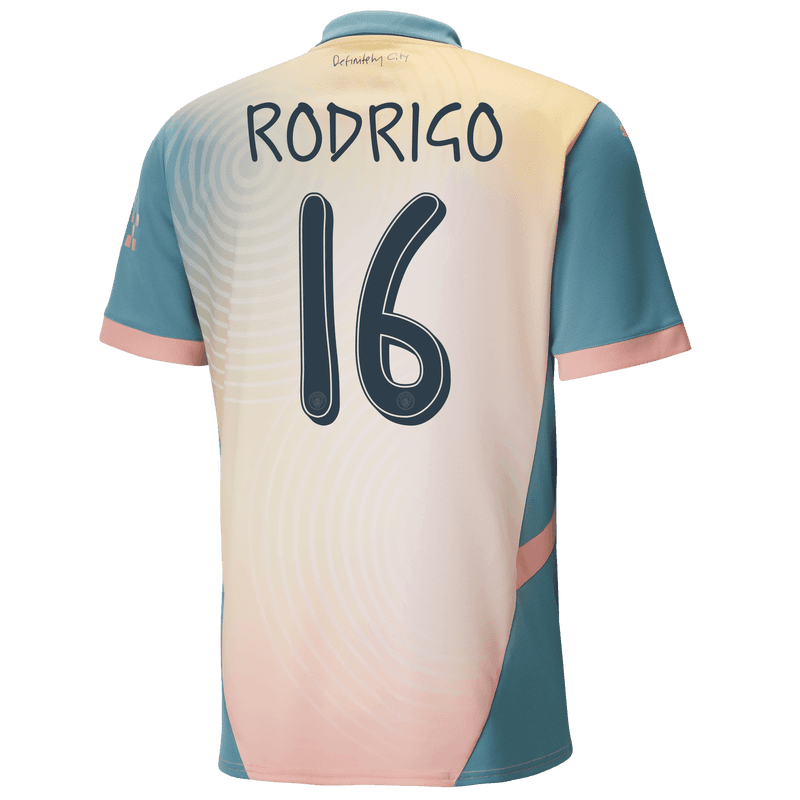 Manchester City 'Definitely City' Jersey 2024/25 With RODRIGO 16 printing