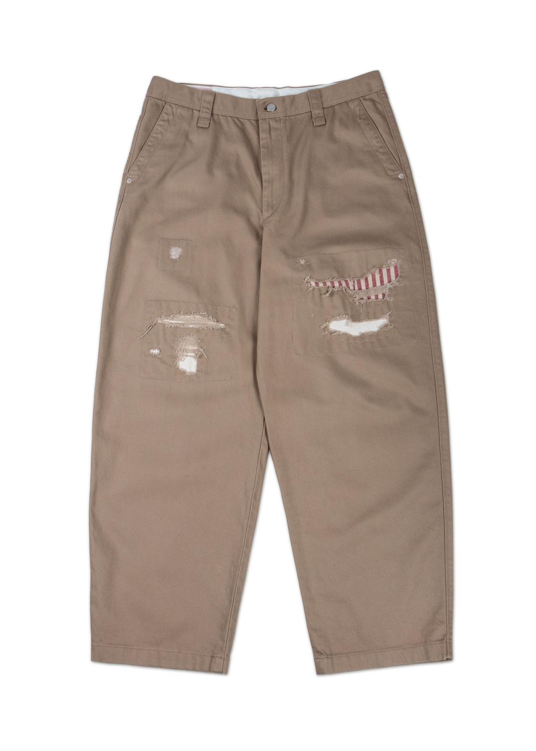 Handmade Reworked Chino Pants [Beige]