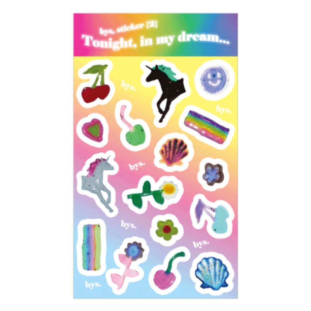 [bys] in my dream sticker (2 sheets)