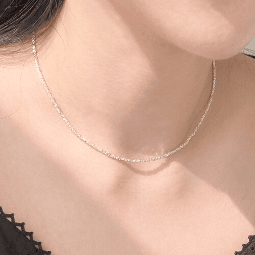 실버볼목걸이 여자은목걸이 순은목걸이