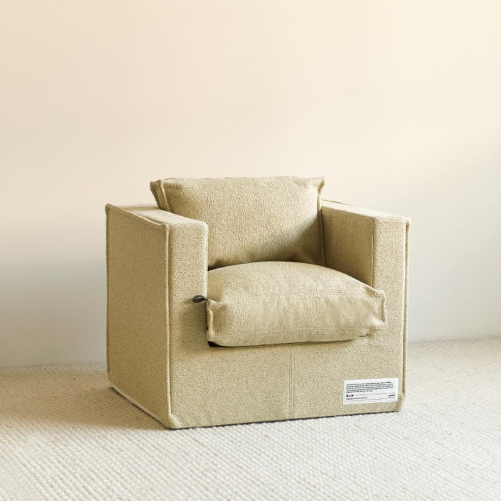 [KIDIKIDI 단독]KIDS SOFA - Ecru Beige , Sage