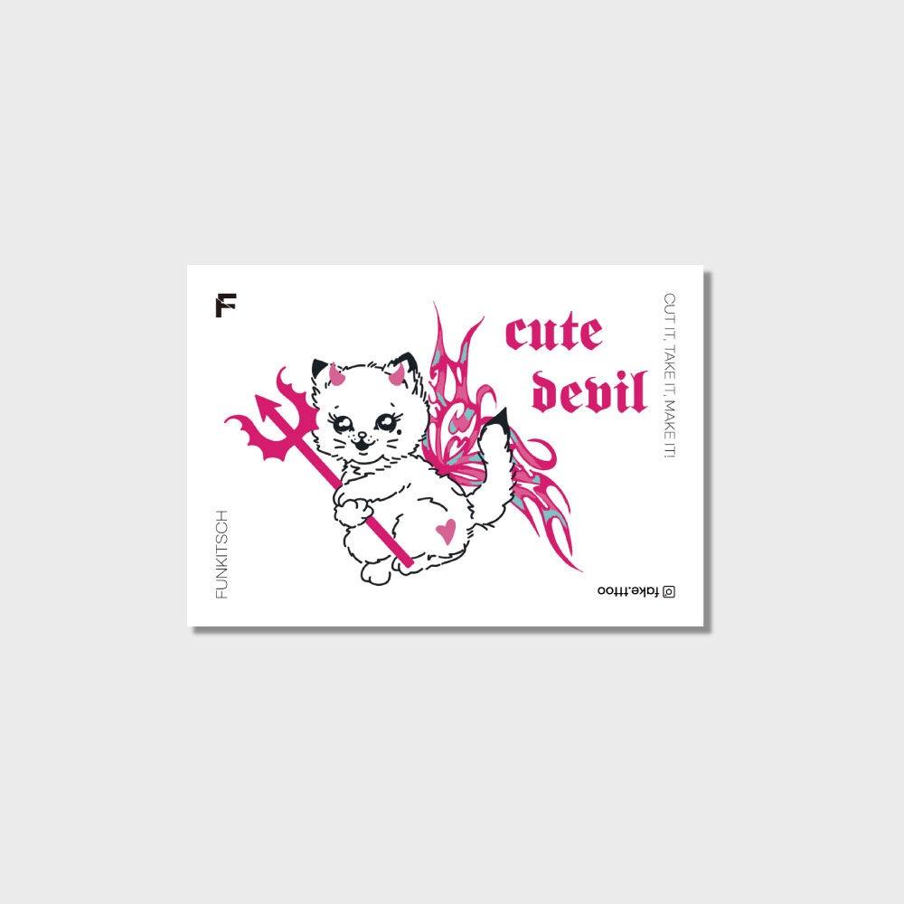 Cute Devil 타투스티커
