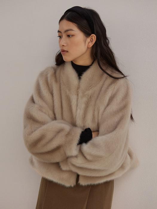 BALLEN ECO FUR JACKET (2colors)