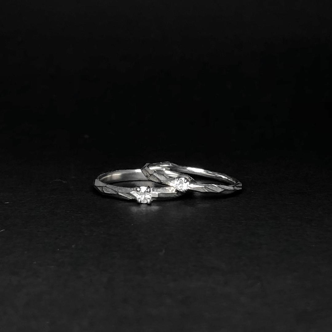 Tiny Solitaire Ring(Sapphire)