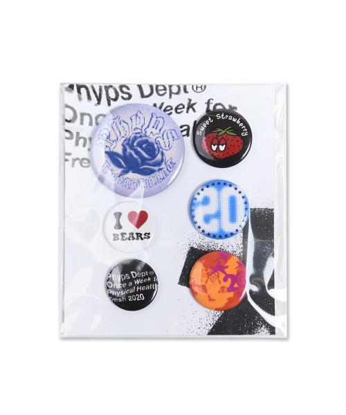 피지컬 에듀케이션 디파트먼트(PHYSICAL EDUCATION DEPARTMENT)  [SET] 시그니처 그래픽 캔뱃지 팩 - 후기 | 무신사