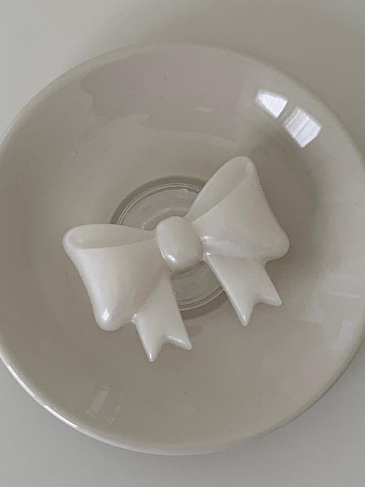 마머데이ㅣ화이트 리본 이모지톡