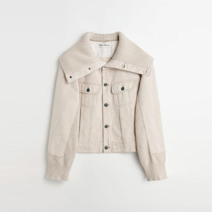 퓨즈 자켓 고스트 아틱 워시 데님