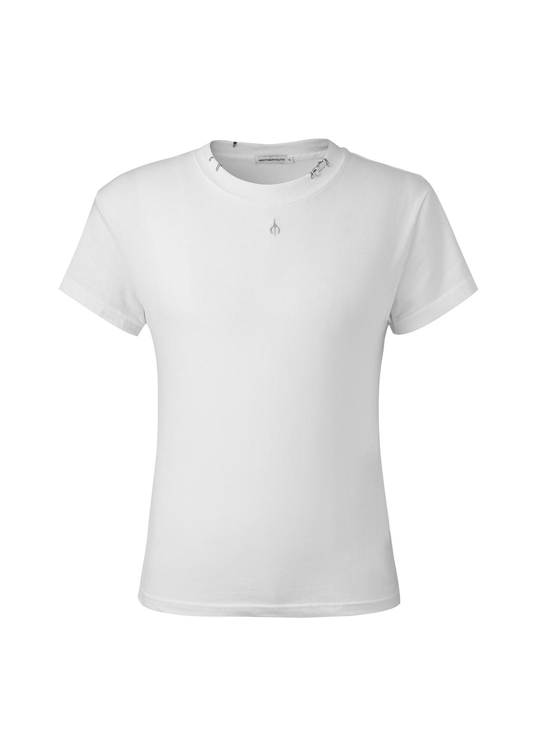 piercing t-shirt - white