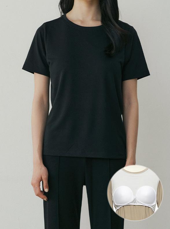 [LAST PIECE] 모달 반팔 노브라티